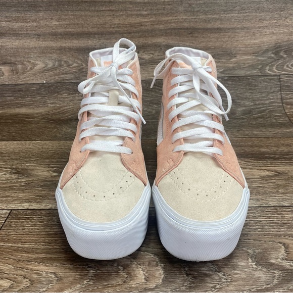 Vans Sk8-Hi Tapered Stackform Peach Uniesex M7 W8.5 Sneakers Platform Chunky - Picture 3 of 8